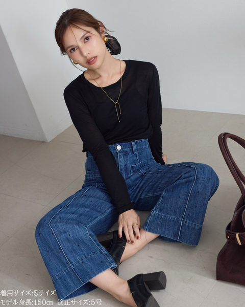 画像をギャラリービューアに読み込む, 低身長用パンツ/小柄用/低身長/小柄セットセットアップ/デニム/低身長ブランド/小柄ブランド/デニムパンツ/小柄デニム/小柄パンツ/デザインパンツ/韓国/デニムセットアップ/チノセットアップ/チノパンツ/ハート刺繍/刺繍デニム/刺繍パンツ