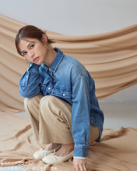 画像をギャラリービューアに読み込む, 低身長用パンツ/小柄用/低身長/小柄セットセットアップ/デニム/低身長ブランド/小柄ブランド/デニムパンツ/小柄デニム/小柄パンツ/デザインパンツ/韓国/デニムセットアップ/チノセットアップ/チノパンツ/ハート刺繍/刺繍デニム/刺繍パンツ