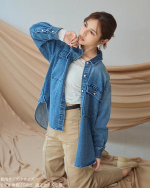 小柄ブランド/低身長ブランド/低身長/小柄/小柄シャツ/デニムシャツ/リボンシャツ