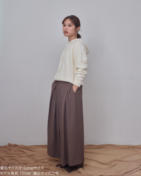 画像をギャラリービューアに読み込む, 小柄ブランド/低身長ブランド/低身長/小柄/スカンツ/スカート見え/パンツ/低身長スカンツパンツ/万能アイテム/小柄パンツ/低身長ボトムス/オールシーズン