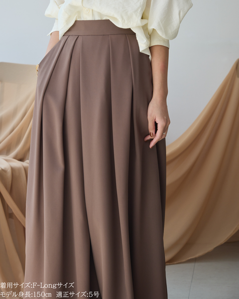 画像をギャラリービューアに読み込む, 小柄ブランド/低身長ブランド/低身長/小柄/スカンツ/スカート見え/パンツ/低身長スカンツパンツ/万能アイテム/小柄パンツ/低身長ボトムス/オールシーズン