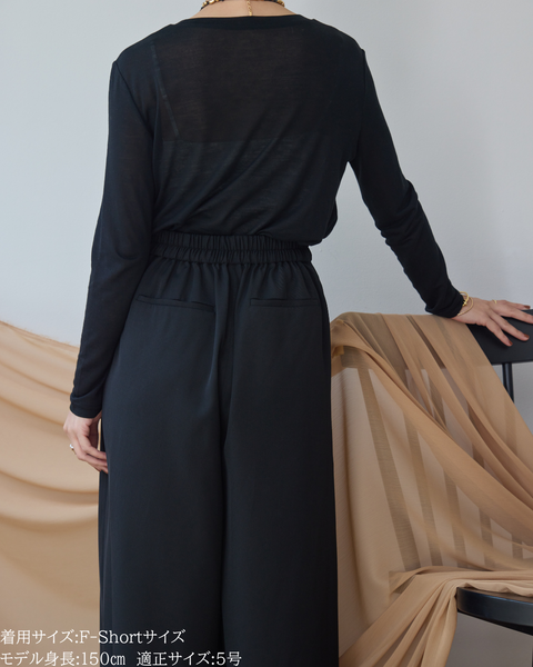 画像をギャラリービューアに読み込む, 小柄ブランド/低身長ブランド/低身長/小柄/スカンツ/スカート見え/パンツ/低身長スカンツパンツ/万能アイテム/小柄パンツ/低身長ボトムス/オールシーズン