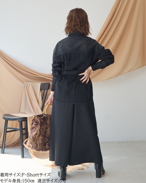 画像をギャラリービューアに読み込む, 小柄ブランド/低身長ブランド/低身長/小柄/スカンツ/スカート見え/パンツ/低身長スカンツパンツ/万能アイテム/小柄パンツ/低身長ボトムス/オールシーズン