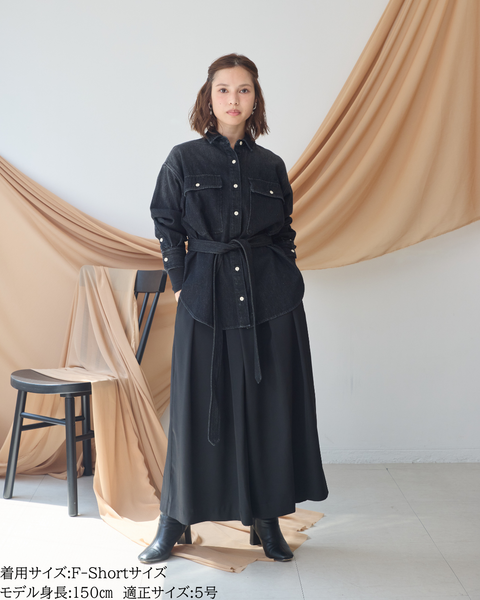 画像をギャラリービューアに読み込む, 小柄ブランド/低身長ブランド/低身長/小柄/スカンツ/スカート見え/パンツ/低身長スカンツパンツ/万能アイテム/小柄パンツ/低身長ボトムス/オールシーズン