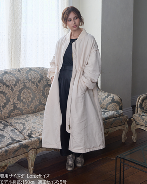 低身長向けアウター/低身長向けコート/小柄アウター/小柄コート/アウター/コート/低身長/2025AW/MA-1/MA-1ドレスコート/中綿コート