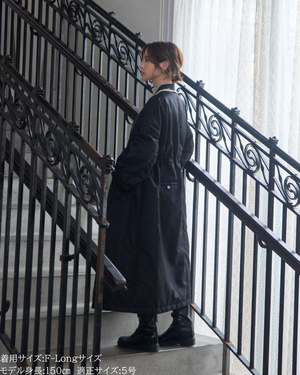 低身長向けアウター/低身長向けコート/小柄アウター/小柄コート/アウター/コート/低身長/2025AW/MA-1/MA-1ドレスコート/中綿コート