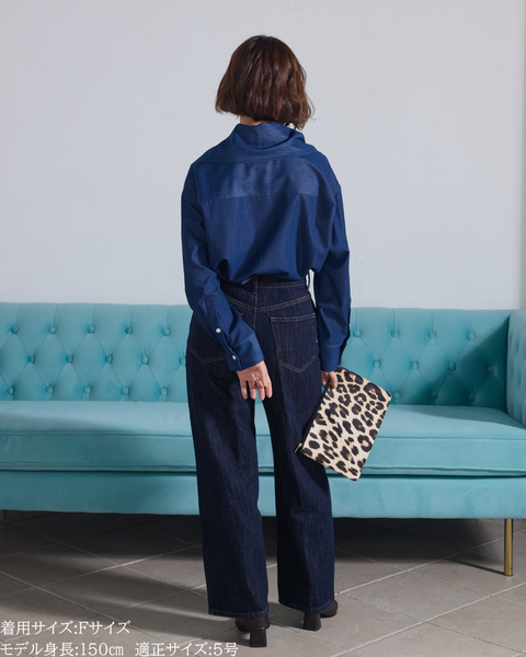 画像をギャラリービューアに読み込む, 小柄ブランド/低身長ブランド/低身長/小柄/小柄シャツ/ブラウス/ボウタイブラウス/リボンブラウス/取り外し可能/セルロース生地/上質素材/147㎝/Sサイズ