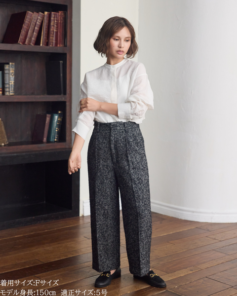 画像をギャラリービューアに読み込む, 小柄ブランド/低身長ブランド/低身長/小柄/小柄シャツ/ブラウス/ボウタイブラウス/リボンブラウス/取り外し可能/セルロース生地/上質素材/147㎝/Sサイズ