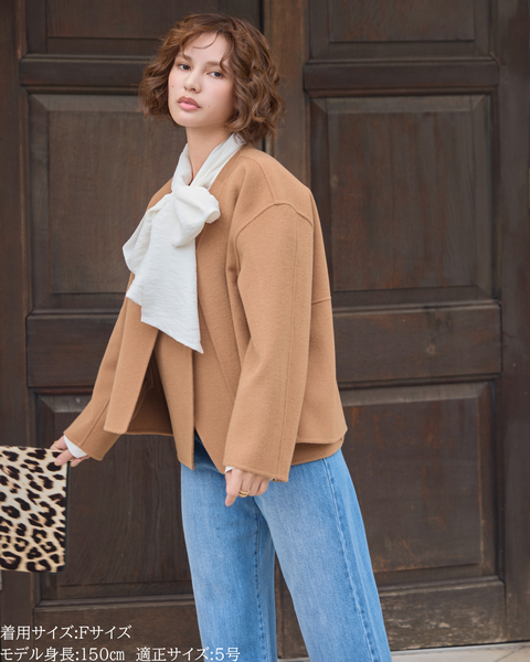 画像をギャラリービューアに読み込む, 小柄ブランド/低身長ブランド/低身長/小柄/小柄シャツ/ブラウス/ボウタイブラウス/リボンブラウス/取り外し可能/セルロース生地/上質素材/147㎝/Sサイズ