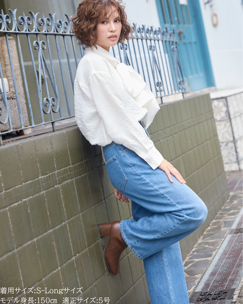 画像をギャラリービューアに読み込む, 低身長パンツ/低身長用ボトム/ボトム/デニムパンツ/小柄用/XSサイズ/SSサイズ/147㎝/低身長ブランド/低身長デニムパンツ/小柄韓国/デニム/ストレートデニム/低身長/小柄/小柄デニム