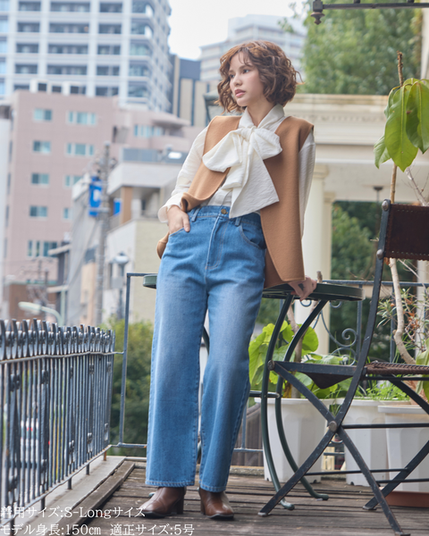 画像をギャラリービューアに読み込む, 低身長パンツ/低身長用ボトム/ボトム/デニムパンツ/小柄用/XSサイズ/SSサイズ/147㎝/低身長ブランド/低身長デニムパンツ/小柄韓国/デニム/ストレートデニム/低身長/小柄/小柄デニム