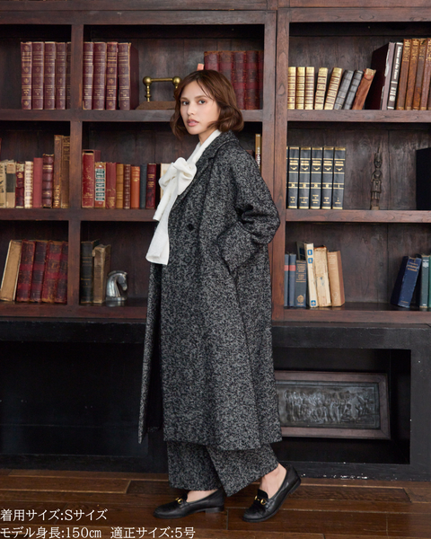 画像をギャラリービューアに読み込む, へリンボーンウールパンツ(Japan Fabric)【692】