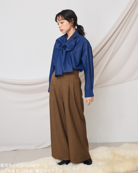 画像をギャラリービューアに読み込む, 低身長パンツ/小柄パンツ/低身長用ボトム/低身長用/韓国系/韓国風/低身長コーディネート/小柄コーデ/パンツコーデ/ハイウエストパンツ/美脚パンツ/147㎝