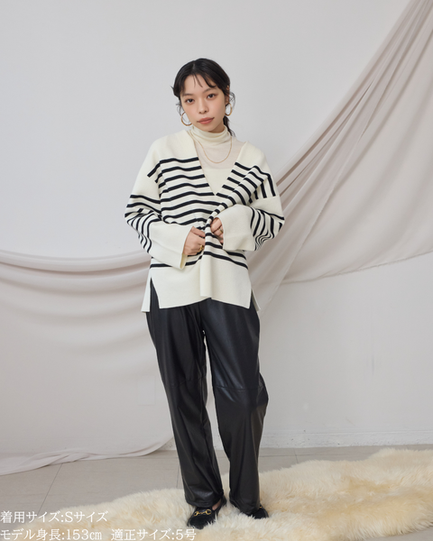 画像をギャラリービューアに読み込む, 低身長パンツ/低身長用ボトム/ボトム/小柄用/XSサイズ/SSサイズ/147㎝/低身長ブランド/低身長レザーパンツ/レザーパンツ/韓国風/小柄韓国