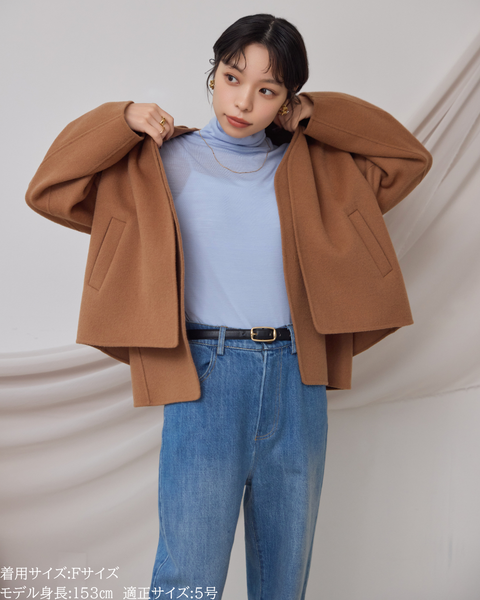 画像をギャラリービューアに読み込む, 低身長向けトップス/低身長用/小柄ワトップス/小柄用/147㎝/SSサイス/XSサイズ/インナー/タートルニット/低身長/ウール/ウールインナー