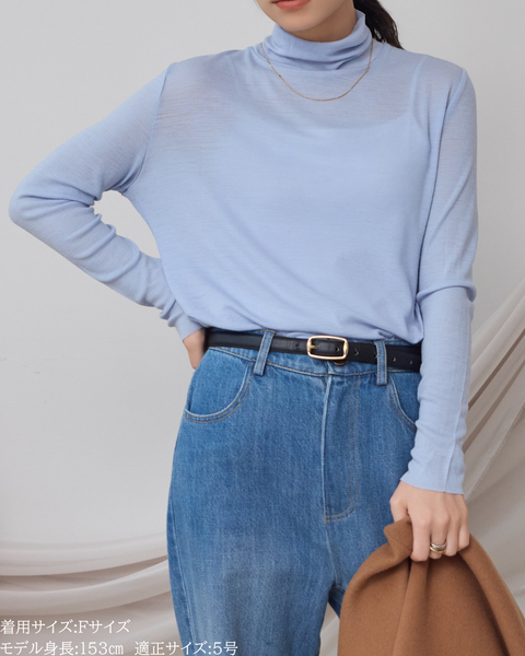 画像をギャラリービューアに読み込む, 低身長向けトップス/低身長用/小柄ワトップス/小柄用/147㎝/SSサイス/XSサイズ/インナー/タートルニット/低身長/ウール/ウールインナー