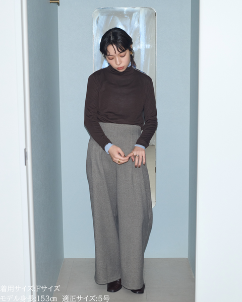 画像をギャラリービューアに読み込む, 低身長向けトップス/低身長用/小柄ワトップス/小柄用/147㎝/SSサイス/XSサイズ/インナー/タートルニット/低身長/ウール/ウールインナー