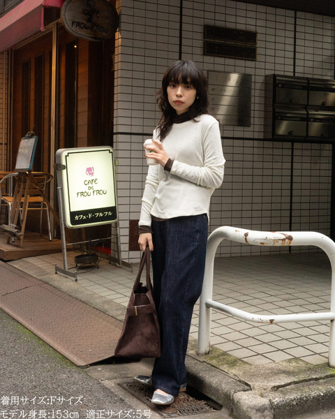 画像をギャラリービューアに読み込む, 低身長向けトップス/低身長用/小柄ワトップス/小柄用/147㎝/SSサイス/XSサイズ/インナー/クルーニット/低身長/ウール/ウールインナー/レイヤード/重ね着