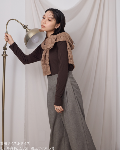 画像をギャラリービューアに読み込む, 低身長向けトップス/低身長用/小柄ワトップス/小柄用/147㎝/SSサイス/XSサイズ/インナー/クルーニット/低身長/ウール/ウールインナー/レイヤード/重ね着