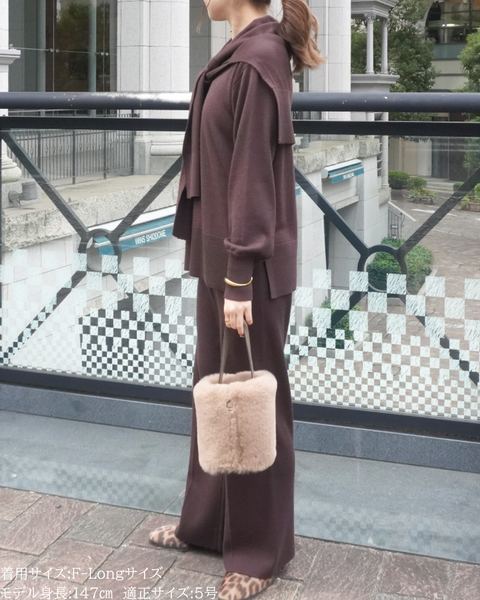 画像をギャラリービューアに読み込む, 低身長パンツ/低身長用ボトム/ボトム/小柄用/XSサイズ/SSサイズ/147㎝/低身長ブランド/低身長ニットパンツ/ニットパンツ/お直し不要/脚長効果/ウールパンツ/ウール100%