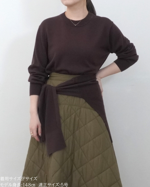 画像をギャラリービューアに読み込む, 低身長向けトップス/低身長用/小柄ワトップス/小柄用/147㎝/SSサイス/XSサイズ/インナー/クルーニット/低身長/ウール/ウールインナー/カーデ風ストール付き/デザインニット