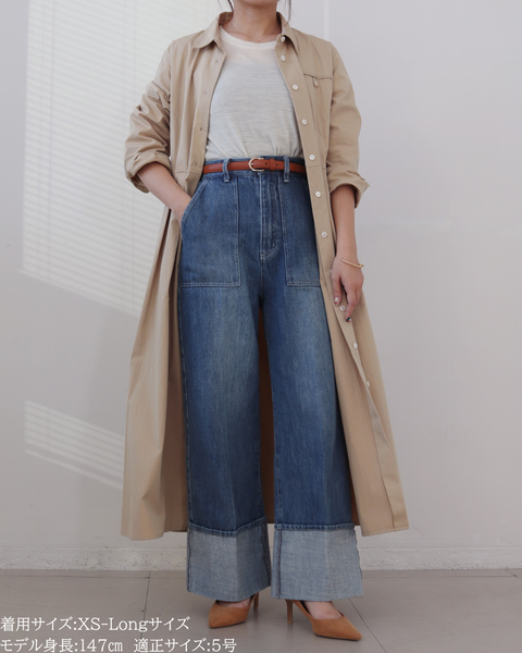 画像をギャラリービューアに読み込む, 低身長パンツ/低身長用ボトム/ボトム/デニムパンツ/小柄用/XSサイズ/SSサイズ/147㎝/低身長ブランド/低身長デニムパンツ/韓国風/小柄韓国/デニム/ロールアップデニム/低身長/小柄/小柄デニム