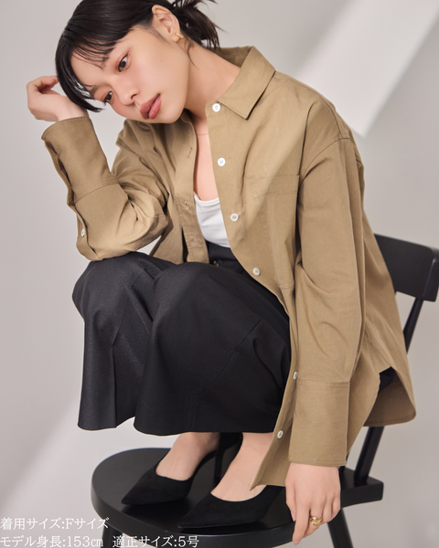 画像をギャラリービューアに読み込む, 小柄ブランド/低身長ブランド/低身長/小柄/小柄シャツ/シャツ/オーバーシャツ