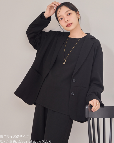 画像をギャラリービューアに読み込む, 低身長向けアウター/低身長向けオケージョン/小柄アウター/オケージョン/小柄ジャケット/低身長/2026SS/小柄セレモニー/セレモニー/小柄セットアップ/セットアップ/低身長ブランド/小柄ブランド/ジャケット/スーツ/小柄スーツ/小柄セットアップ/カジュアルジャケット