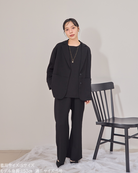 画像をギャラリービューアに読み込む, 低身長向けアウター/低身長向けオケージョン/小柄アウター/オケージョン/小柄ジャケット/低身長/2026SS/小柄セレモニー/セレモニー/小柄セットアップ/セットアップ/低身長ブランド/小柄ブランド/ジャケット/スーツ/小柄スーツ/小柄セットアップ/カジュアルジャケット