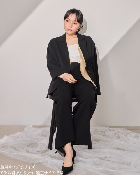 画像をギャラリービューアに読み込む, 低身長向けアウター/低身長向けオケージョン/小柄アウター/オケージョン/小柄ジャケット/低身長/2026SS/小柄セレモニー/セレモニー/小柄セットアップ/セットアップ/低身長ブランド/小柄ブランド/ジャケット/スーツ/小柄スーツ/小柄セットアップ/カジュアルジャケット