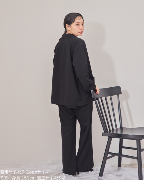 画像をギャラリービューアに読み込む, 低身長向けパンツ/低身長向けオケージョン/小柄パンツ/オケージョン/低身長/2026SS/小柄セレモニー/セレモニー/低身長ブランド/小柄ブランド/パンツ/スーツ/小柄スーツ/小柄お出掛け服/セレモニー服/セットアップ/小柄セットアップ/ウエストゴム/ラクチン