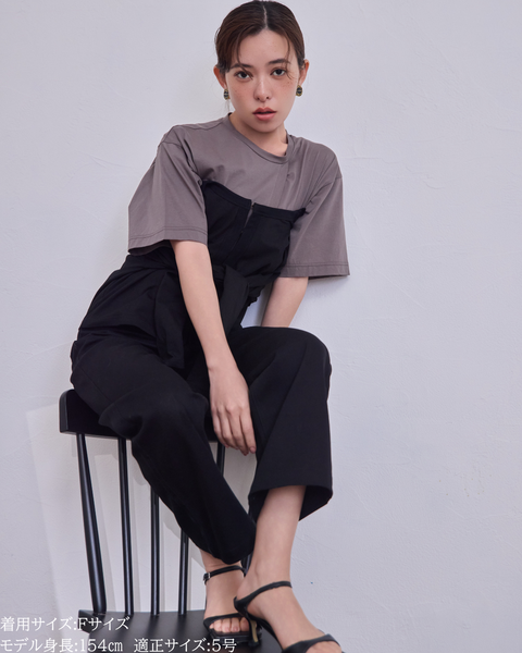 画像をギャラリービューアに読み込む, 小柄ブランド / 低身長ブランド / 低身長 / 小柄 / 小柄ワンピース / 低身長ワンピース / 4wayワンピース / ワンピースセット / カーディガンセット / セットアップ / 小柄コーデ / 低身長コーデ/ボーダーカーデ/カーディガン