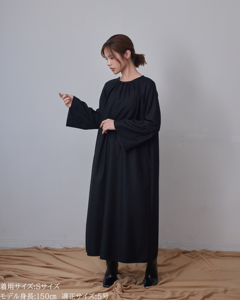 画像をギャラリービューアに読み込む, ニュアンススリーブワンピース【586】