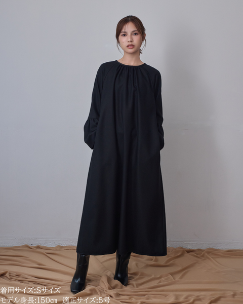 画像をギャラリービューアに読み込む, ニュアンススリーブワンピース【586】