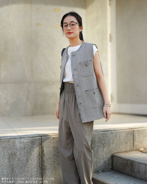 画像をギャラリービューアに読み込む, ツイードジレ【657】