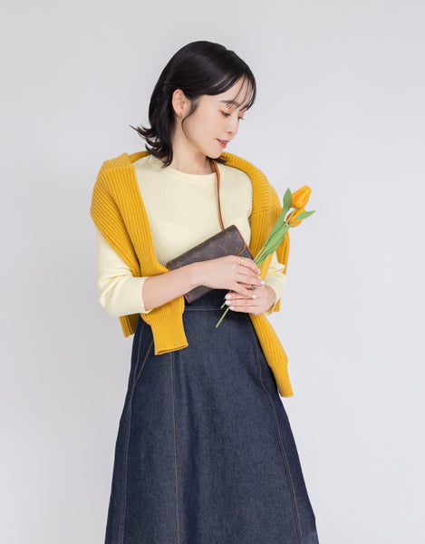 画像をギャラリービューアに読み込む, 低身長用TOPS/トップス/リブニット/小柄ブランド/低身長ブランド/小柄用トップス/ニット/小柄/Sサイズ/SSサイズ/コーディネート/小柄用ニット