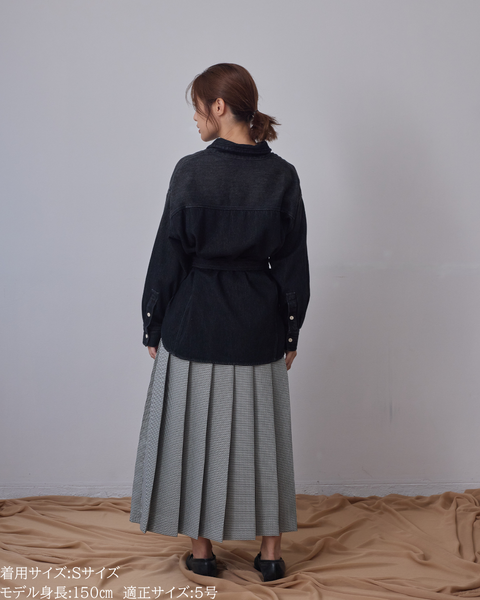 画像をギャラリービューアに読み込む, ロングプリーツスカート【548】