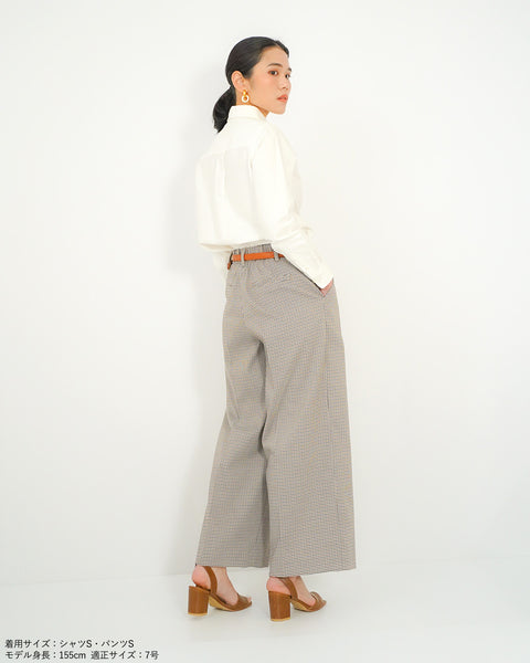 画像をギャラリービューアに読み込む, タックワイドパンツ(セットアップ可能)【622】