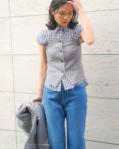 画像をギャラリービューアに読み込む, キャミソールビスチェ(セットアップ可能)【623】