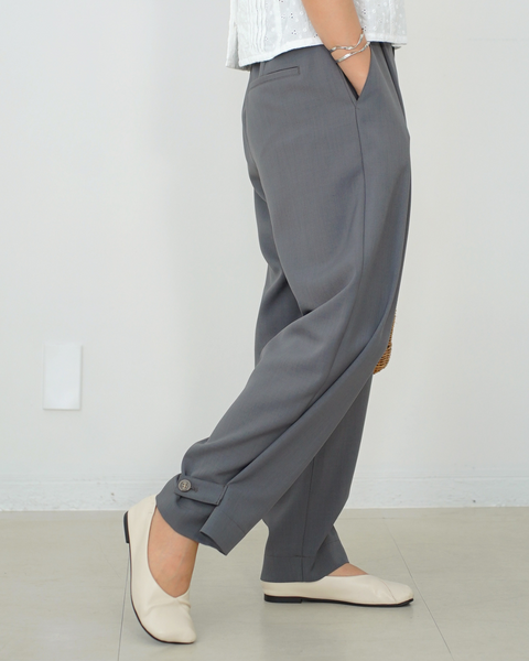 画像をギャラリービューアに読み込む, 2way裾ベルトパンツ(ブラック・ベージュのみセットアップ可能)【517】