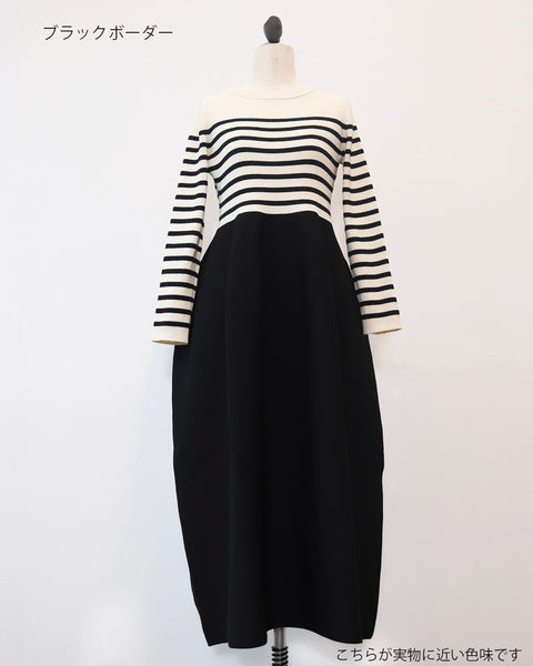 画像をギャラリービューアに読み込む, ドッキングニットワンピース【715】