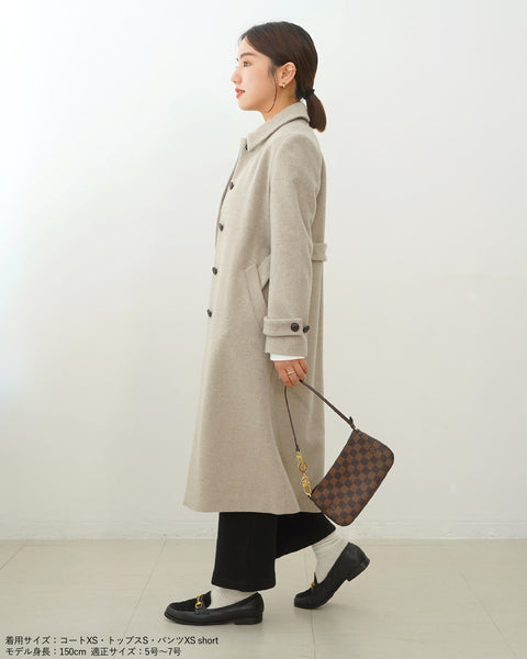 画像をギャラリービューアに読み込む, ウールロングコート【288】