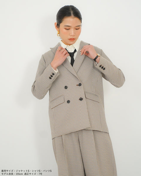 画像をギャラリービューアに読み込む, ピークドラペルジャケット(セットアップ可能)【624】