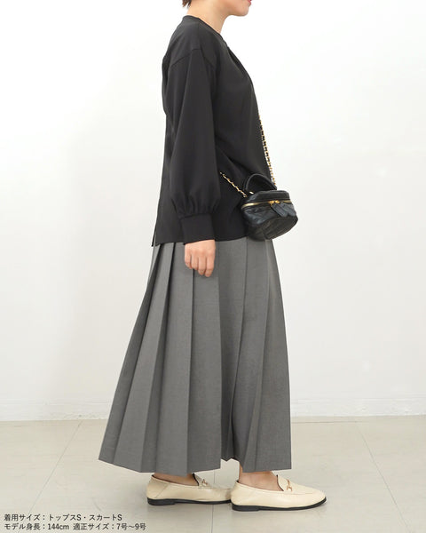 画像をギャラリービューアに読み込む, ロングプリーツスカート【548】