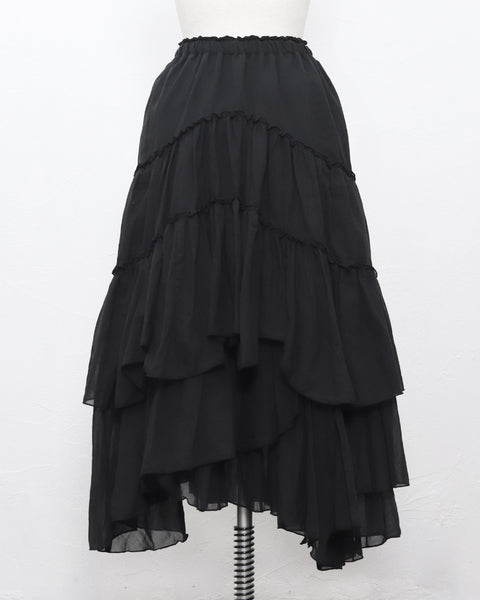 画像をギャラリービューアに読み込む, プレミアムコットンギャザーフリルスカート(セットアップ可能)( japan fabric)【863】