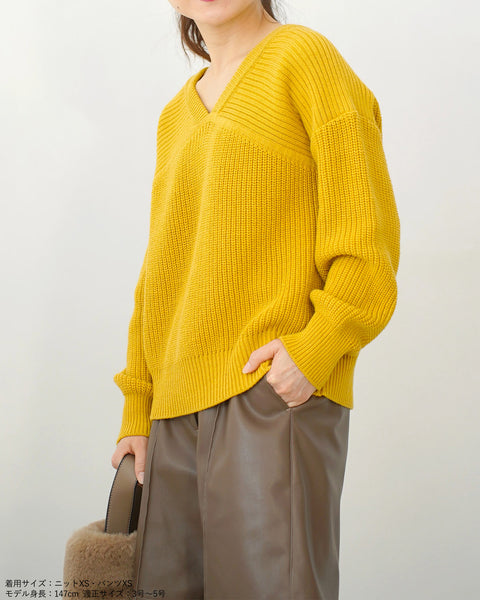 画像をギャラリービューアに読み込む, バックテープざっくりニット【532】