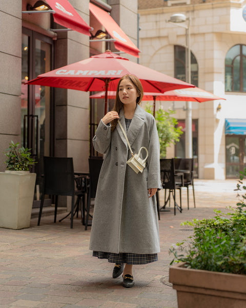 画像をギャラリービューアに読み込む, ウールチェスターロングコート(Japan Fabric)【543】