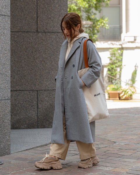 画像をギャラリービューアに読み込む, ウールチェスターロングコート(Japan Fabric)【543】