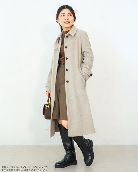 画像をギャラリービューアに読み込む, ウールロングコート【288】