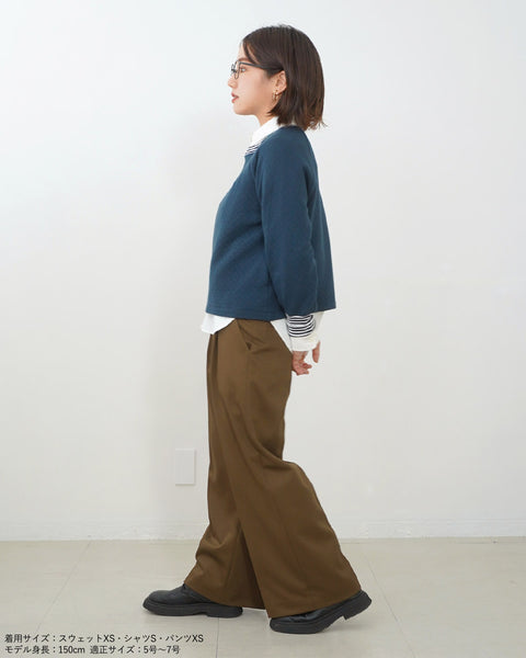 画像をギャラリービューアに読み込む, ストライプリブスウェット【555】